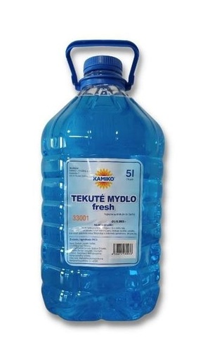 [33001] Mydlo tekuté FRESH 5000ml, modré
