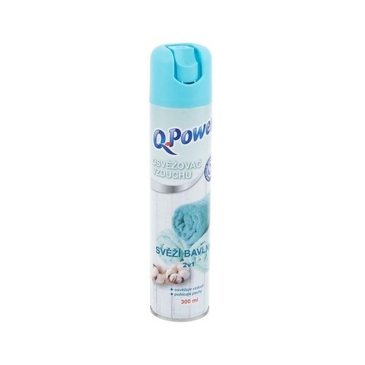 [63217] Osviežovač vzduchu Q POWER 300ml,BAVLNA